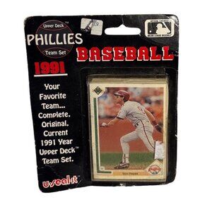 Philadelphia Phillies Baseball Team Card Set New In Packaging 1991 Upper Deck